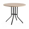 Baaripöytä VARIOUS Ø1100x900 mm, musta, tammi