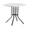 Baaripöytä VARIOUS Ø1100x900 mm, musta, valkoinen