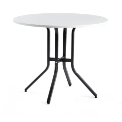 Baaripöytä VARIOUS Ø1100x900 mm, musta, valkoinen