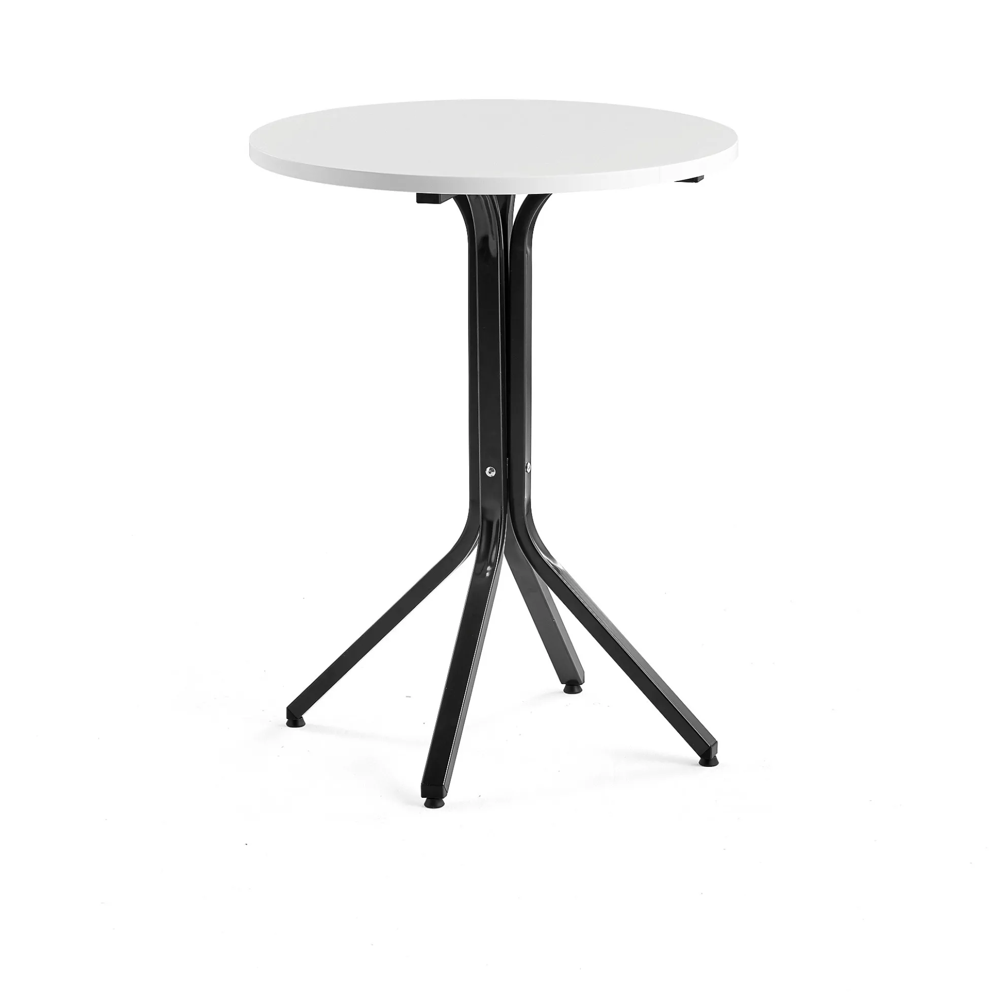 Baaripöytä VARIOUS Ø700x900 mm, musta, valkoinen