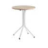 Baaripöytä VARIOUS Ø700x900 mm, valkoinen, tammi