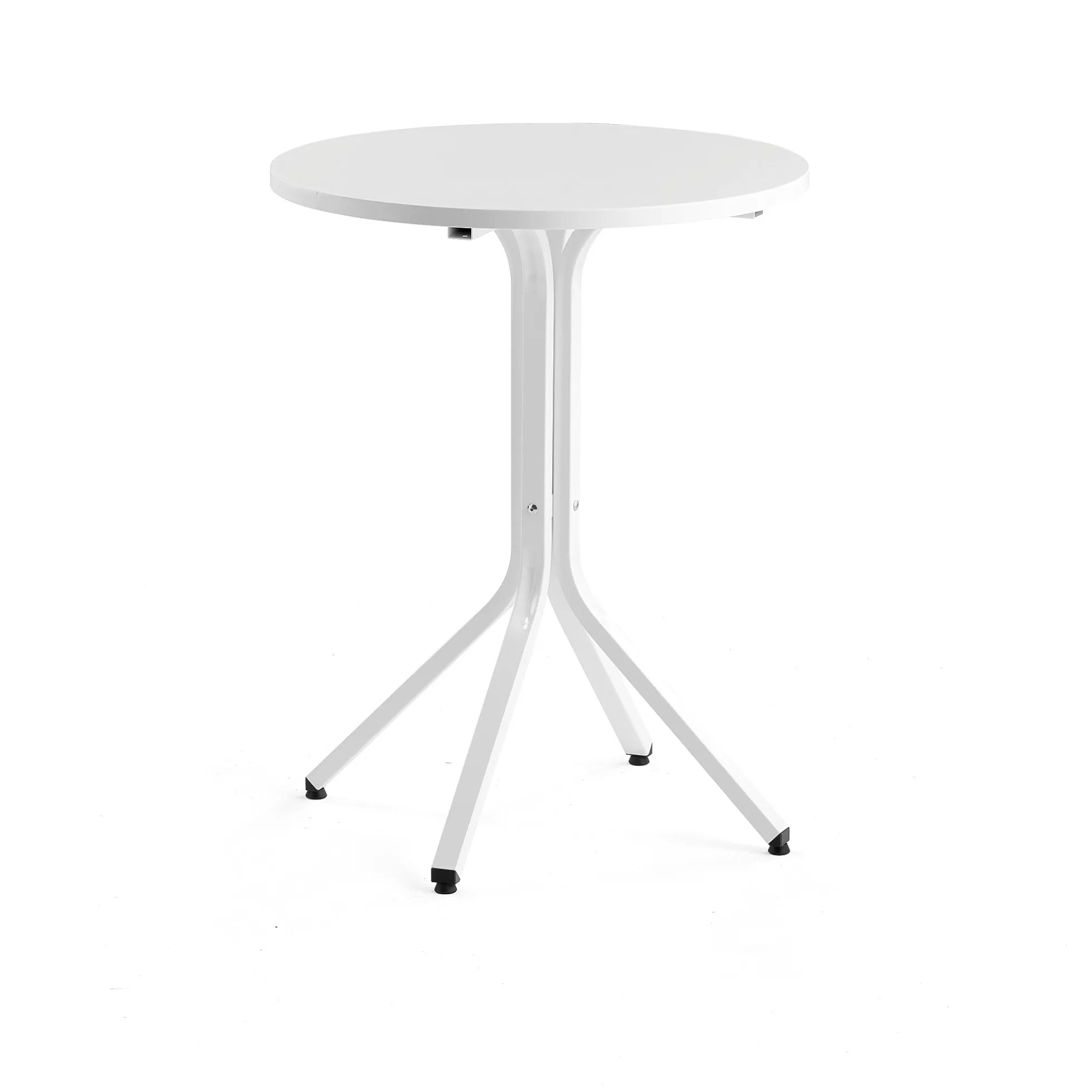 Baaripöytä VARIOUS Ø700x900 mm, valkoinen, valkoinen