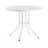 Baaripöytä VARIOUS Ø1100x900 mm, valkoinen, valkoinen