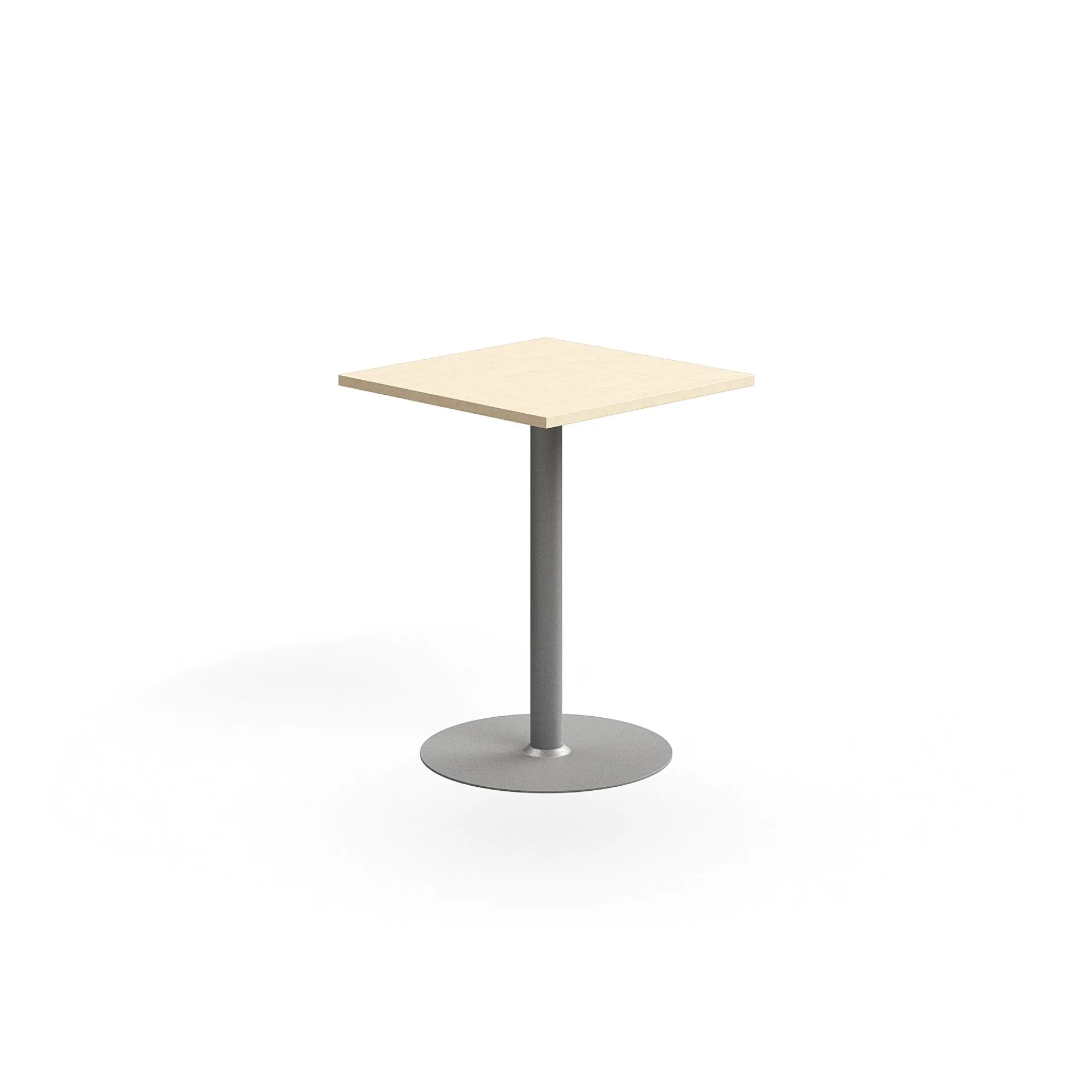 Baaripöytä VERTICUS 700x700x900 mm, koivu/hopea