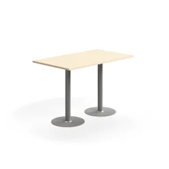 Baaripöytä VERTICUS 1400x800x900 mm, koivu/hopea