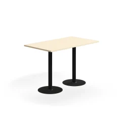 Baaripöytä VERTICUS 1400x800x900 mm, koivu/musta