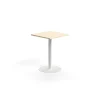 Baaripöytä VERTICUS 700x700x900 mm, koivu/valkoinen