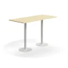 Baaripöytä VERTICUS 1800x800x1100 mm, koivu/valkoinen