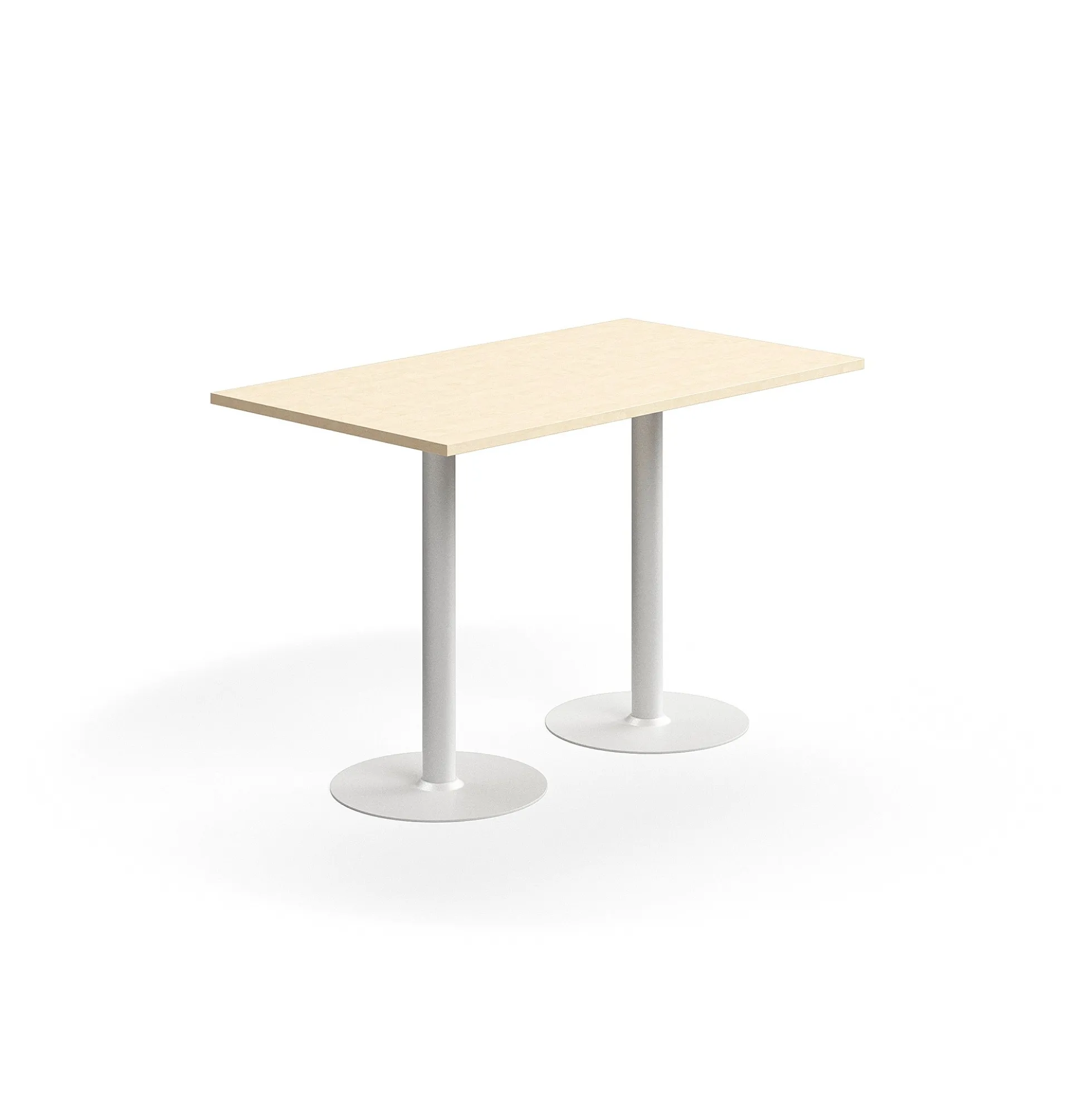 Baaripöytä VERTICUS 1400x800x900 mm, koivu/valkoinen