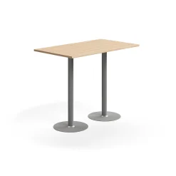Baaripöytä VERTICUS 1400x800x1100 mm, tammi/hopea