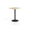 Baaripöytä VERTICUS 700x700x1100 mm, tammi/musta