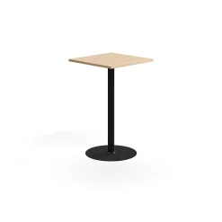 Baaripöytä VERTICUS 700x700x1100 mm, tammi/musta