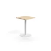Baaripöytä VERTICUS 700x700x900 mm, tammi/valkoinen