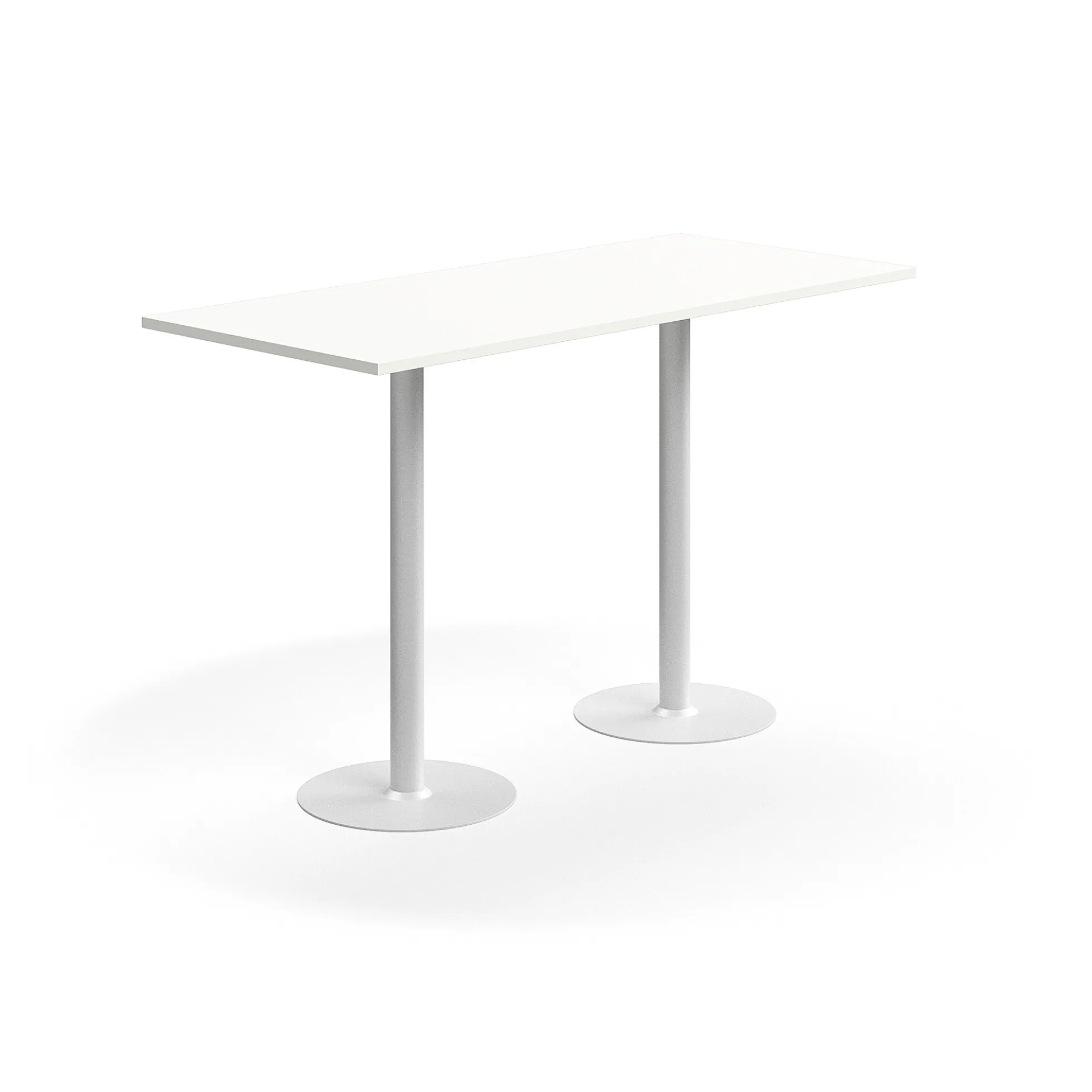 Baaripöytä VERTICUS 1800x800x1100 mm, valkoinen