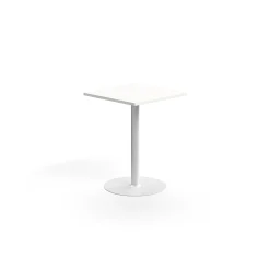 Baaripöytä VERTICUS 700x700x900 mm, valkoinen