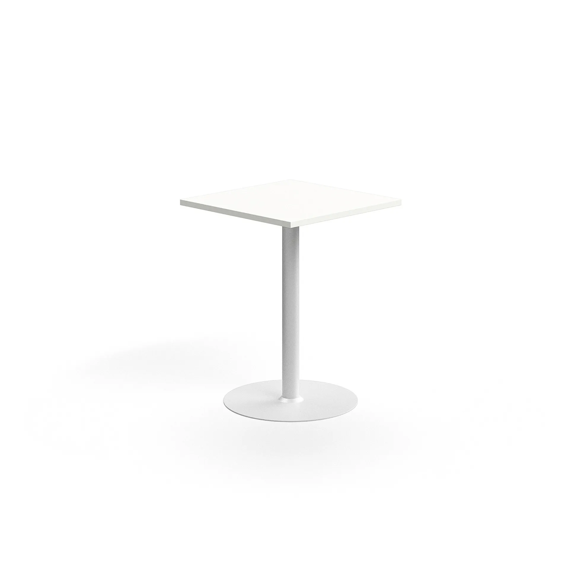 Baaripöytä VERTICUS 700x700x900 mm, valkoinen