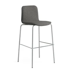 Baarituoli LABELL Istuinkorkeus 765 mm, hopea/ruskea