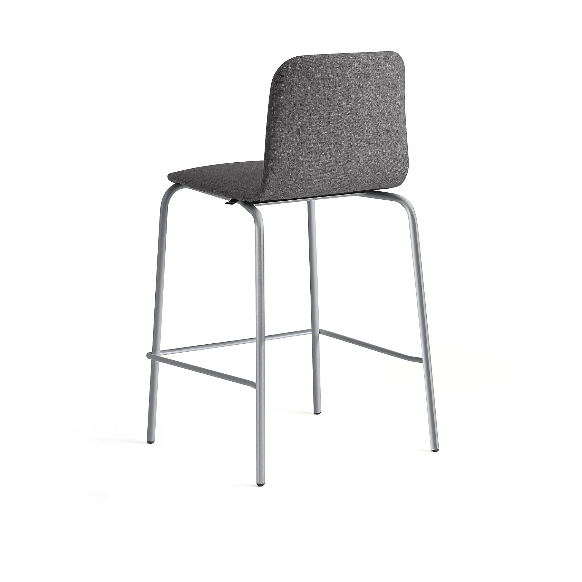 Baarituoli LABELL Istuinkorkeus 650 mm, hopea/ruskea