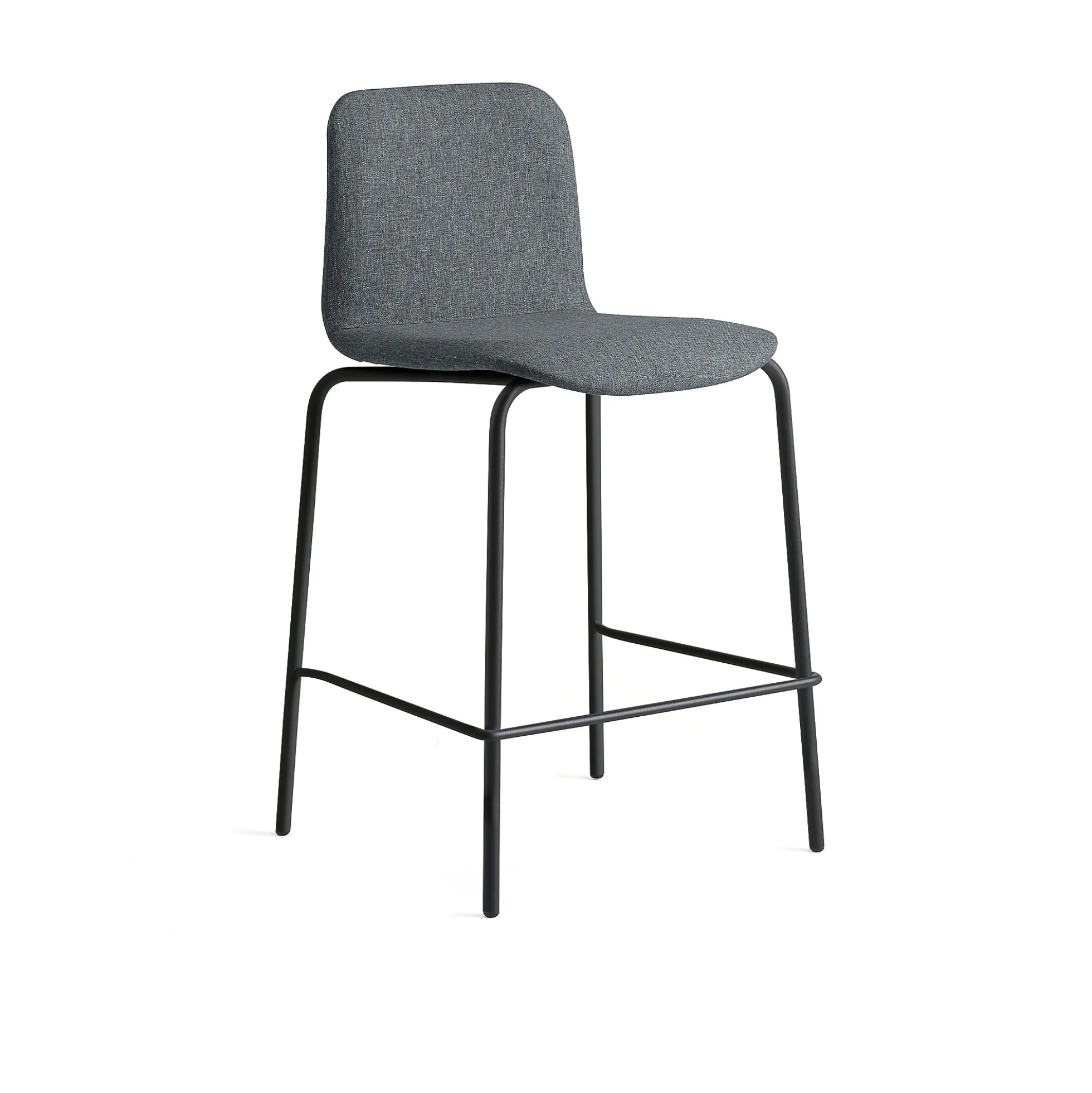 Baarituoli LABELL Istuinkorkeus 650 mm, musta/antrasiitti