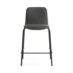 Baarituoli LABELL Istuinkorkeus 650 mm, musta/ruskea