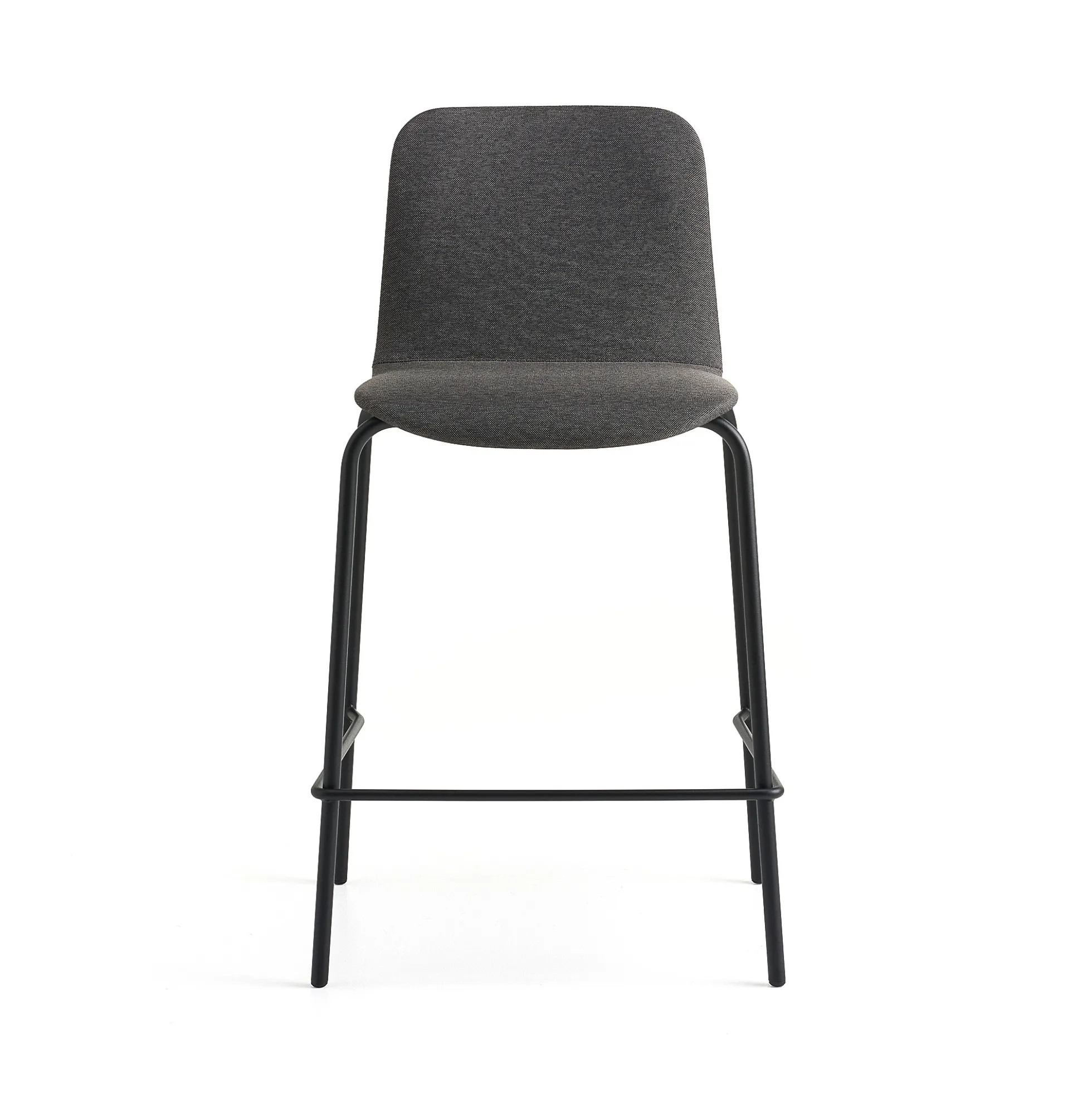 Baarituoli LABELL Istuinkorkeus 650 mm, musta/ruskea