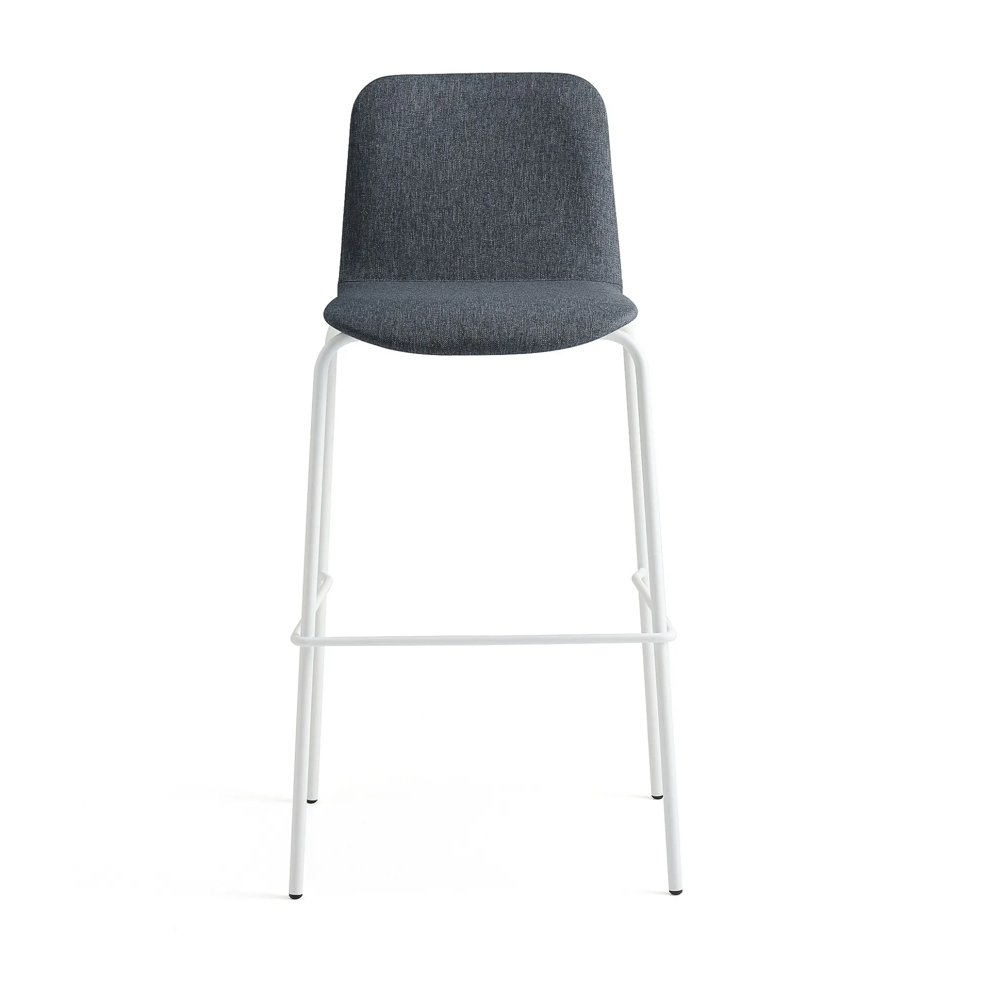 Baarituoli LABELL Istuinkorkeus 765 mm, valkoinen/antrasiitti