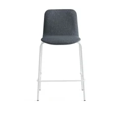 Baarituoli LABELL Istuinkorkeus 650 mm, valkoinen/antrasiitti