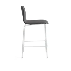 Baarituoli LABELL Istuinkorkeus 650 mm, valkoinen/ruskea