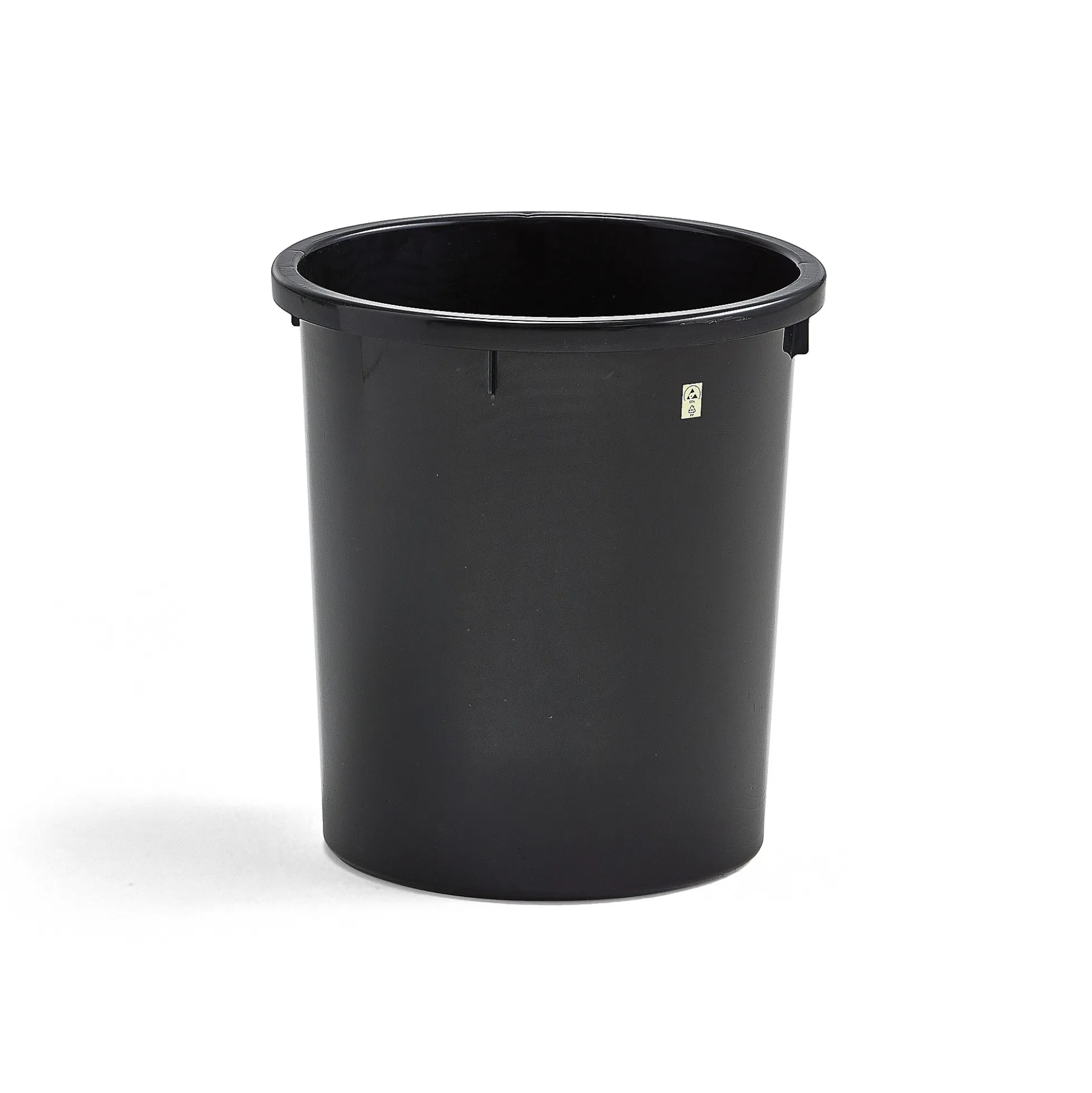 ESD-jäteastia Ø 390x430 mm, 35 litraa, musta