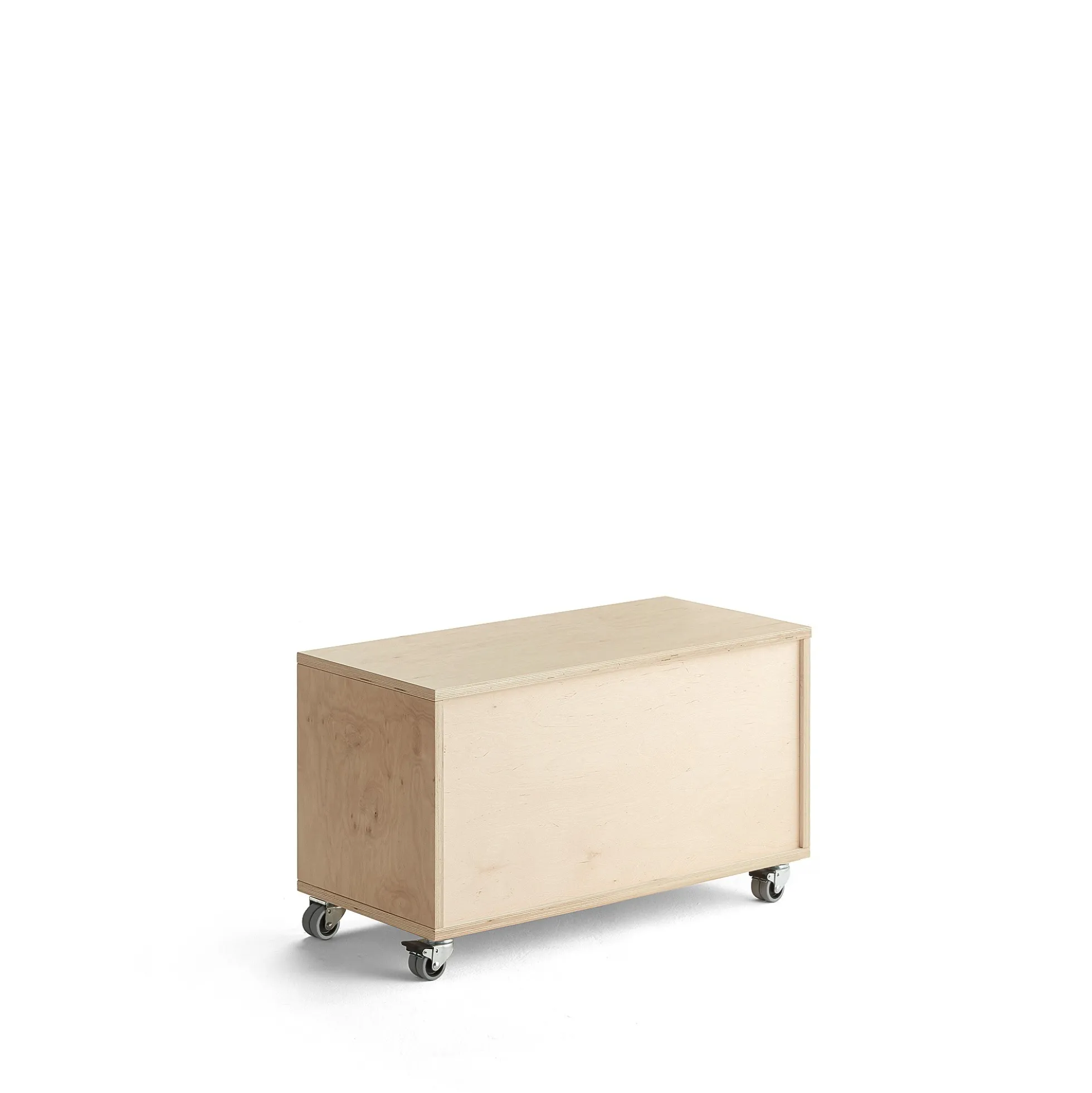 Hylly RICO Pyörät, 2 lokeroa, leveys: 800 mm, koivu