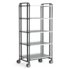 Hyllyvaunu ANGLE 5 hyllytasoa, 877x638x1850 mm