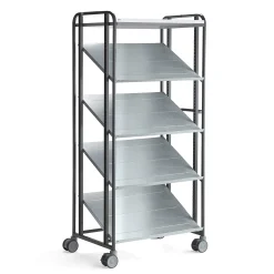 Hyllyvaunu ANGLE 5 hyllytasoa, 877x638x1850 mm
