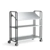 Hyllyvaunu ANGLE 3 hyllytasoa, 1277x638x1300 mm