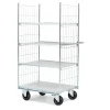 Hyllyvaunu CARRIER 4 hyllytasoa, 800x600 mm