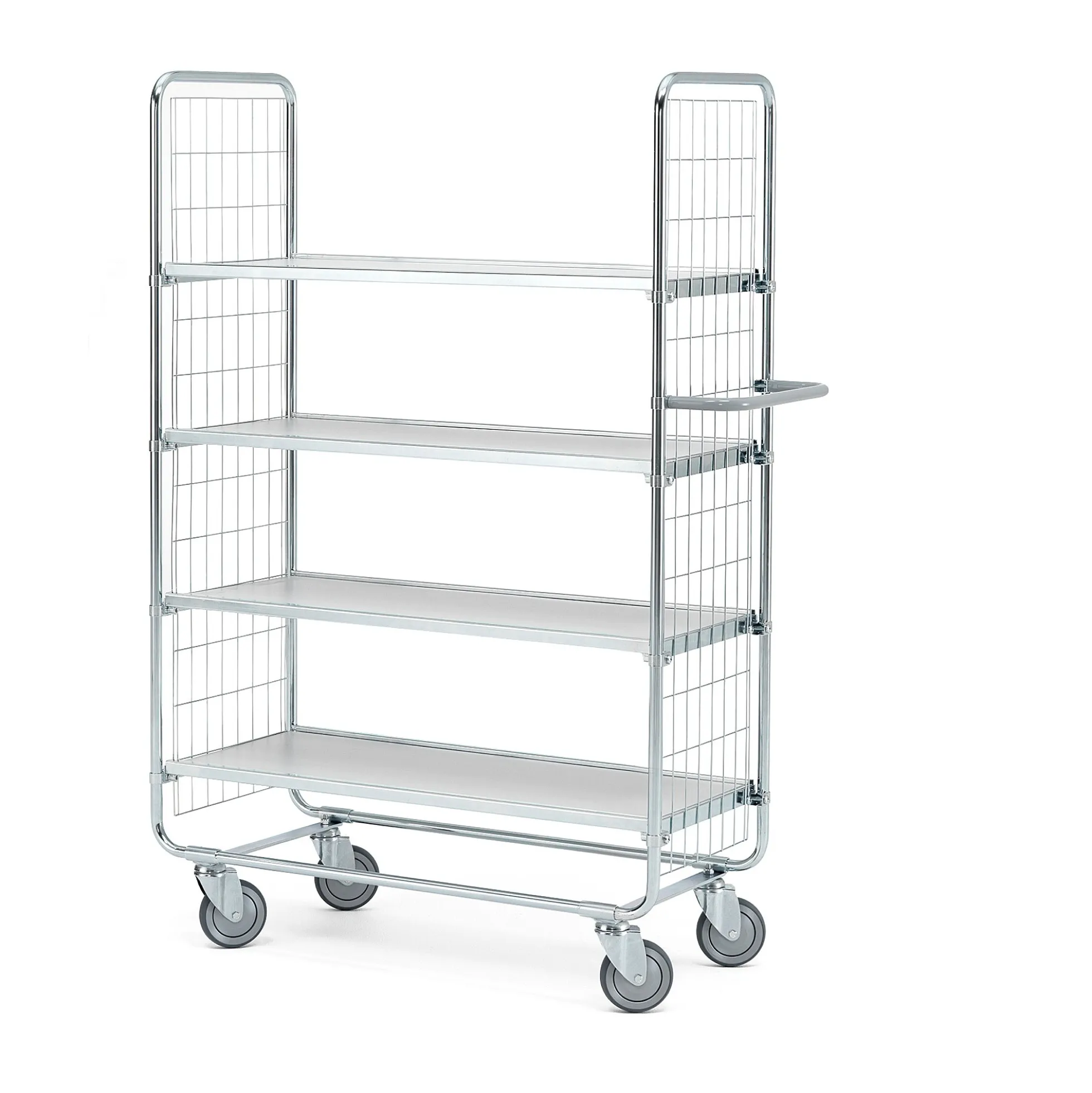 Hyllyvaunu CRAFT 4 hyllytasoa, 200 kg, 1000x425x1565 mm
