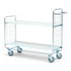 Hyllyvaunu CRAFT 2 hyllytasoa, 200 kg, 1200x425x1100 mm