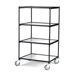 Hyllyvaunu LINER 4 hyllytasoa, 850x640x1460 mm