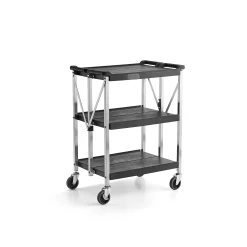 Hyllyvaunu MOVE Taitettava, 3 hyllytasoa, 680x410x915 mm