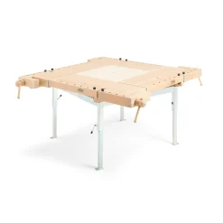 Höyläpenkki FYRAN Korkeussäätö kaasujousella, 1600x1600 mm, pyökki