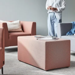 Istuinmoduuli CASUAL 1000x500 mm, kangas CURA, kupari