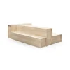 Istuinmoduuli TOGETHER 800x800x400 mm, saarni