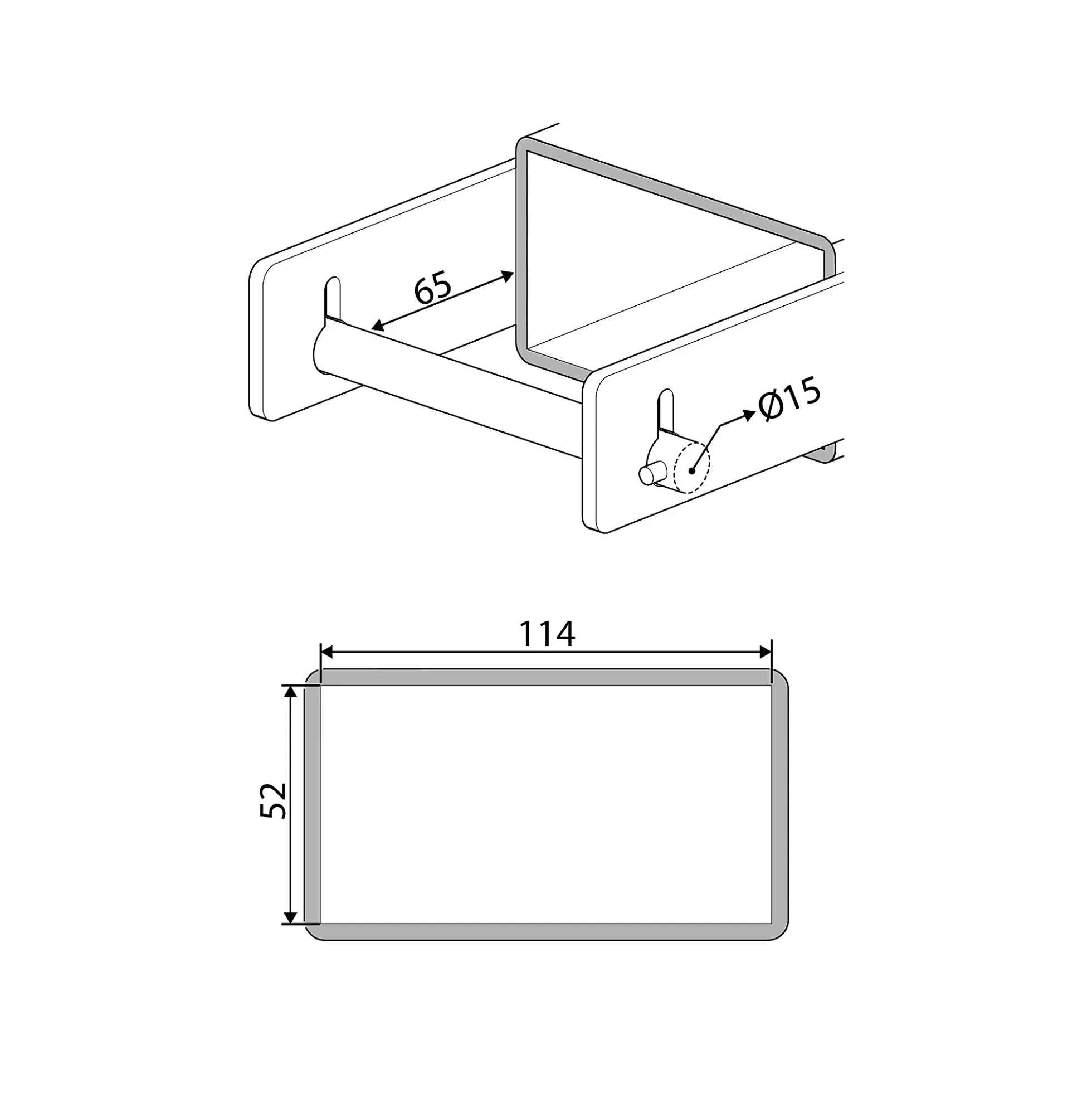Jatkopiikit 2200x116x65 mm, 2 kpl