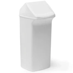 Jäteastia ALFRED Heilurikansi, 752x320x320 mm, 40 litraa, valkoinen, valkoinen kansi