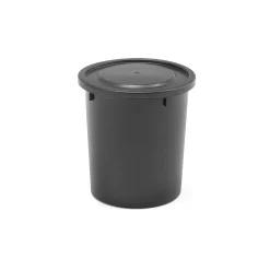 Jäteastia BENJAMIN Kannellinen, muovinen, Ø 395x430 mm, 35 l, musta