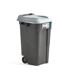 Jäteastia LEWIS Kansi, 120 litraa, harmaa