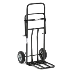 Jätesäkkikärry 100 kg, musta