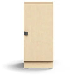 Kaappi QBUS 1 hylly, sokkeli, kahva, 868x400x420 mm, koivu