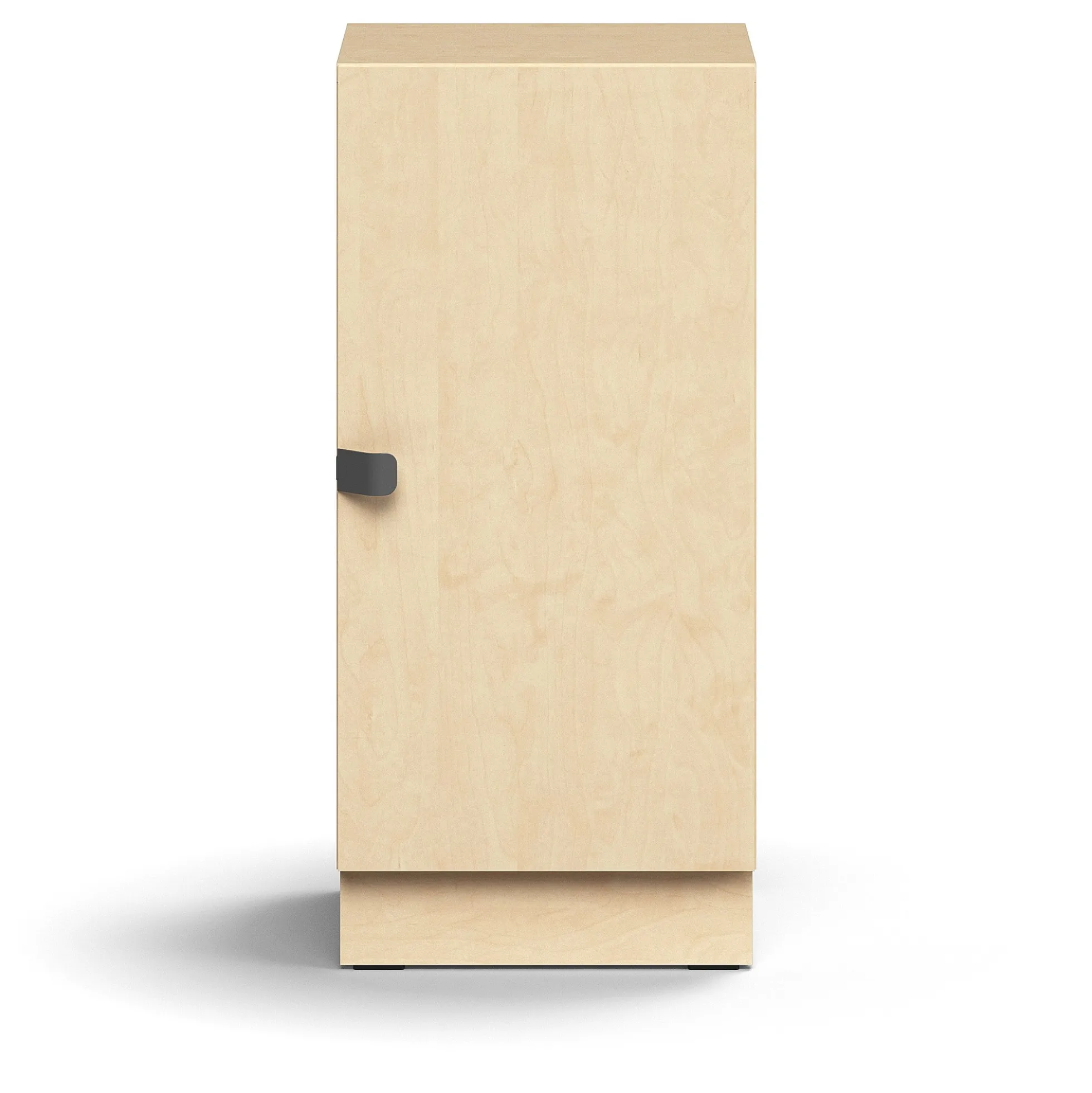 Kaappi QBUS 1 hylly, sokkeli, kahva, 868x400x420 mm, koivu