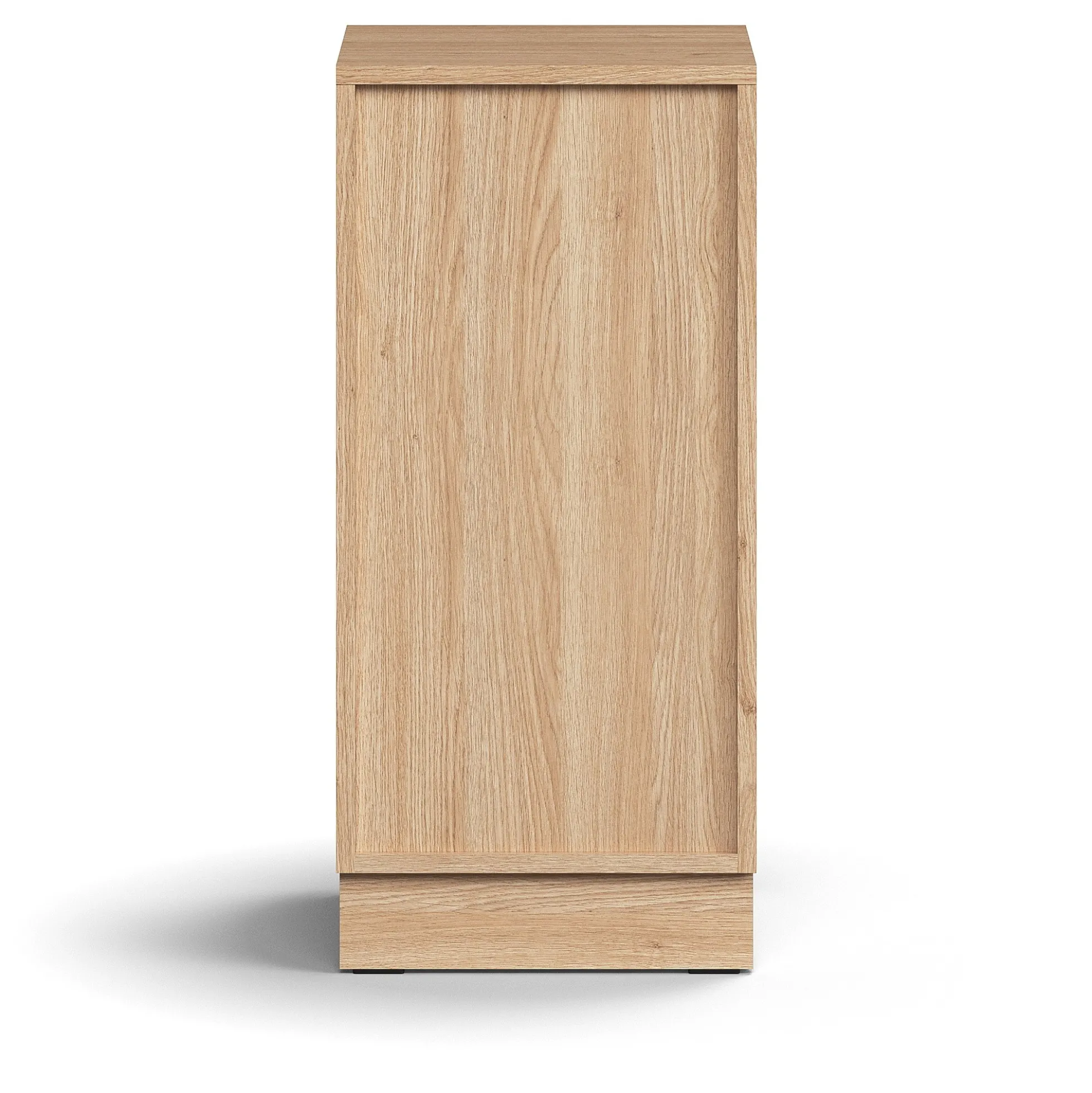 Kaappi QBUS 1 hylly, sokkeli, kahva, 868x400x420 mm, tammi