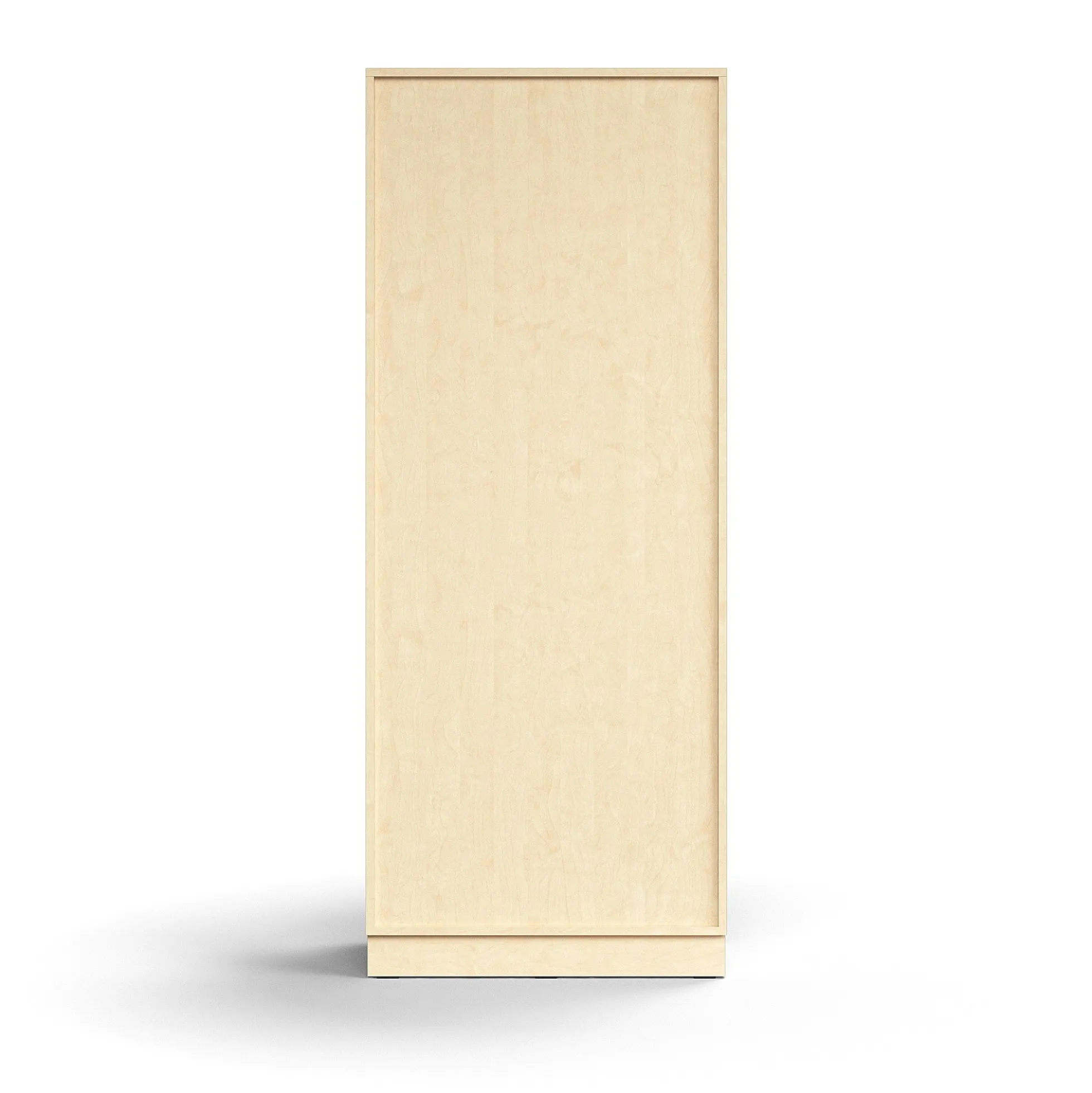 Kaappi QBUS 4 hyllytasoa, sokkeli, kahvat, 2020x800x420 mm, koivu